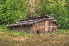 Traditional Yurok House in Sue-Meg State Park