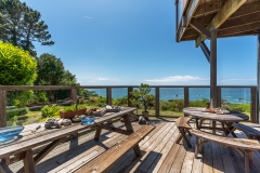 Turtle Rocks Inn ocean view deck for all guests.