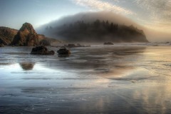 Trinidad Head Shrouded in Fog