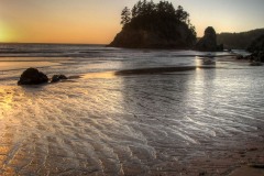Sunset at Trinidad State Beach